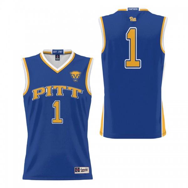 #1 Pitt Panthers ProSphere Youth Basketball Jersey...