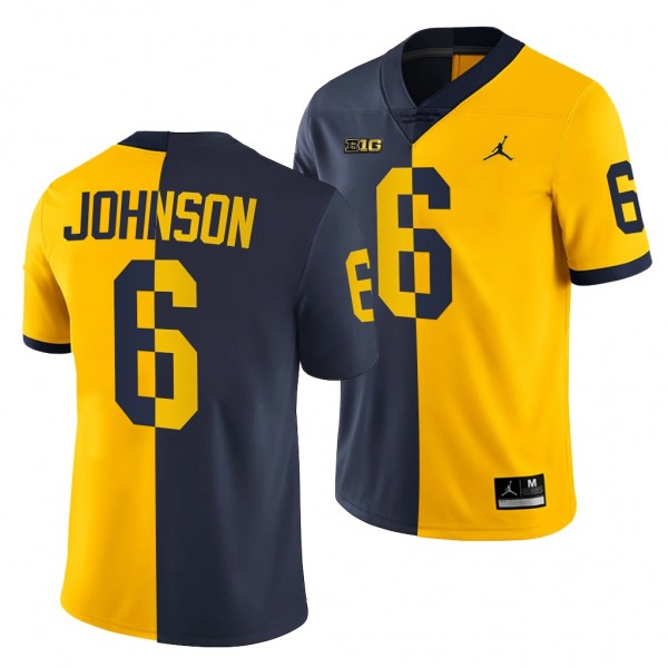 2021-22 Michigan Wolverines Cornelius Johnson Spli...