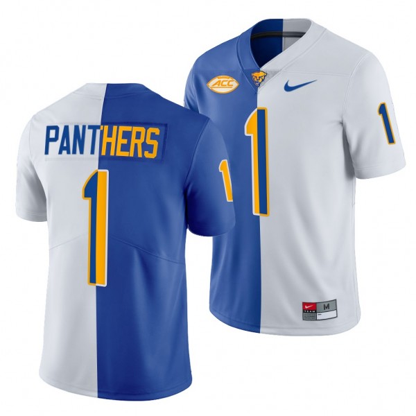 2021-22 Pitt Panthers Split Edition Jersey Royal W...