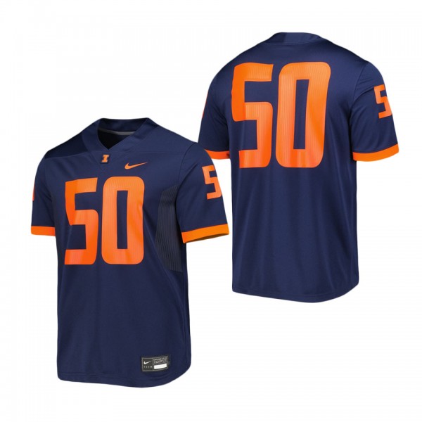 #50 Illinois Fighting Illini Untouchable Football ...