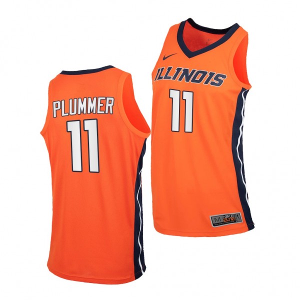 Illinois Fighting Illini Alfonso Plummer #11 Orang...