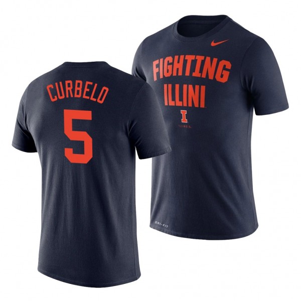 Illinois Fighting Illini Andre Curbelo Navy Perfor...