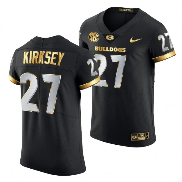 Georgia Bulldogs Austin Kirksey #27 Black Golden E...