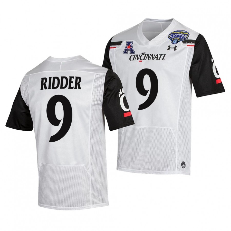 Desmond Ridder 9 St. Xavier High School Tigers White Football Jersey 2 —  BORIZ