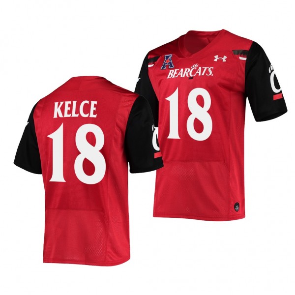 Cincinnati Bearcats Travis Kelce 18 Jersey Red Pre...