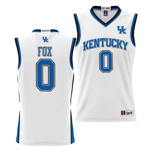 De'Aaron Fox #0 Kentucky Wildcats NIL Basketball L...