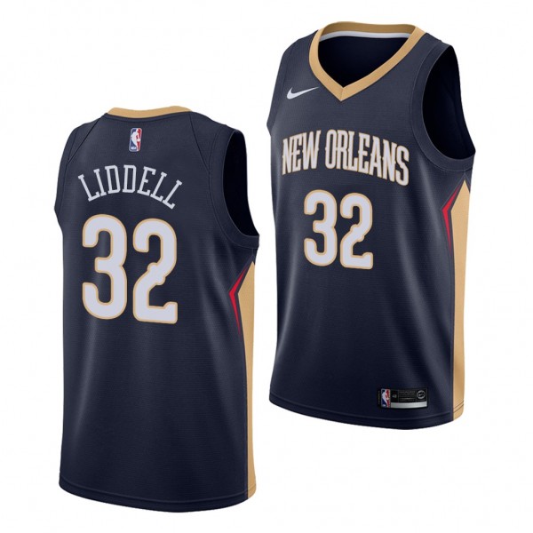 2022 NBA Draft Pelicans E.J. Liddell Navy Icon Edition Jersey