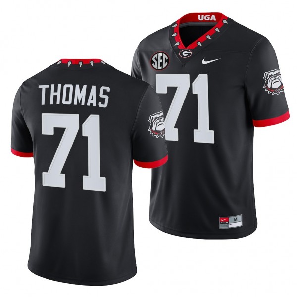 Georgia Bulldogs Andrew Thomas Men Jersey Mascot 1...