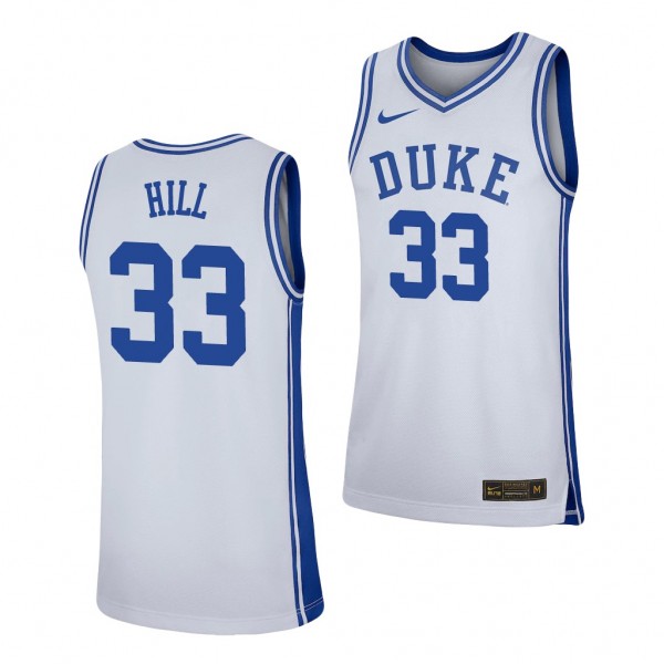 Duke Blue Devils Grant Hill #33 Jersey White Repli...