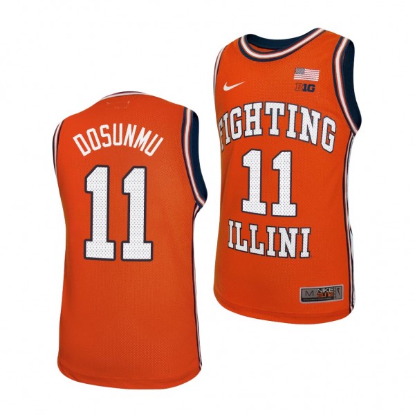 Ayo Dosunmu #11 Illinois Fighting Illini College B...