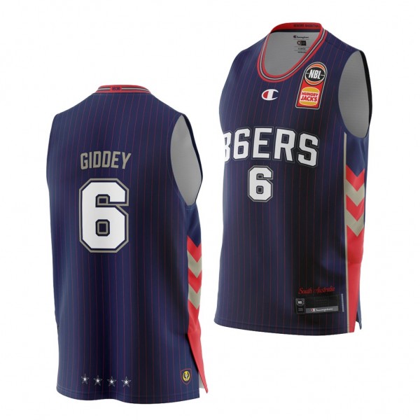 Josh Giddey #6 Thunder 2021 Jersey NBL Adelaide 36...