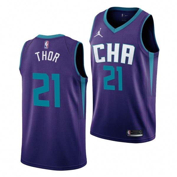 JT Thor #21 Hornets 2021 Jersey Statement Edition ...