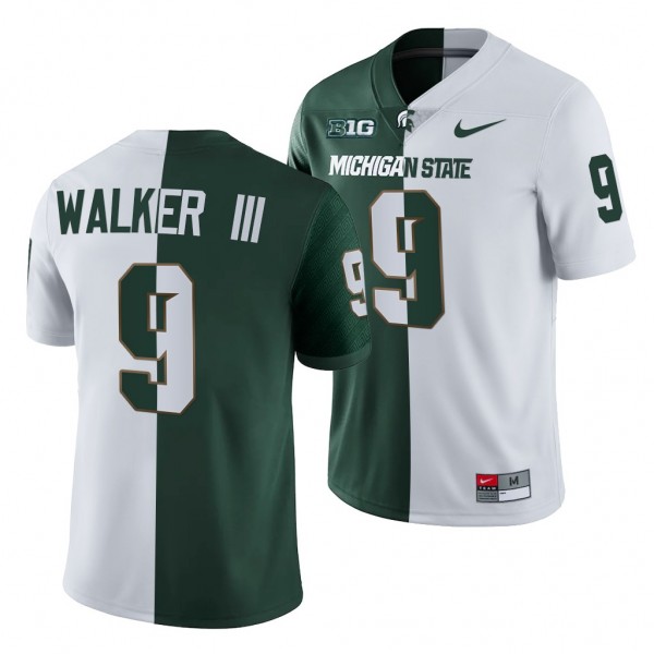 Kenneth Walker III Michigan State Spartans Jersey ...