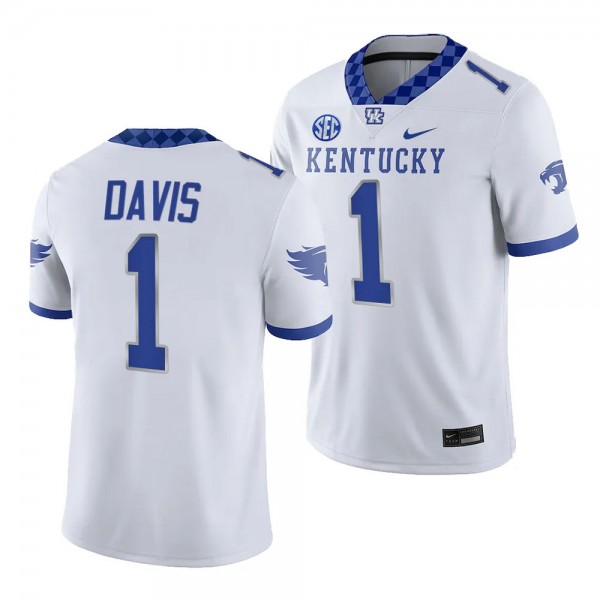 Ray Davis Kentucky Wildcats College Football White...