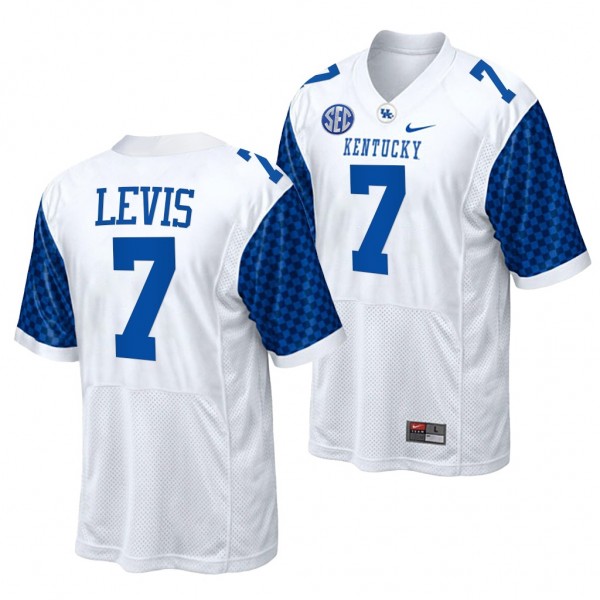 Kentucky Wildcats Will Levis College Football Men Jersey - White