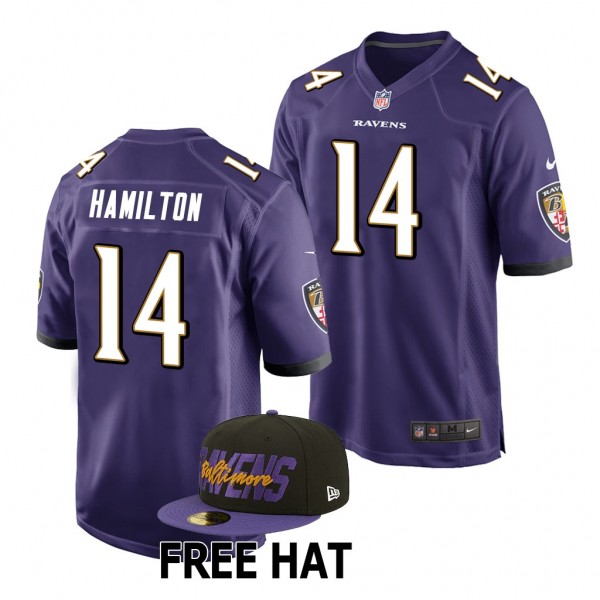 2022 NFL Draft Kyle Hamilton Jersey Baltimore Rave...