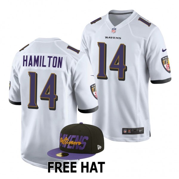 2022 NFL Draft Kyle Hamilton Jersey Baltimore Rave...