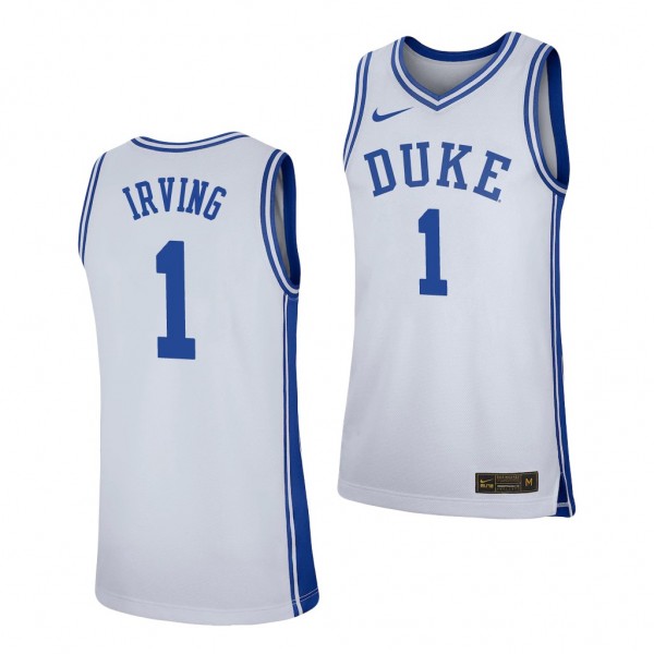 Duke Blue Devils Kyrie Irving #1 Jersey White Repl...