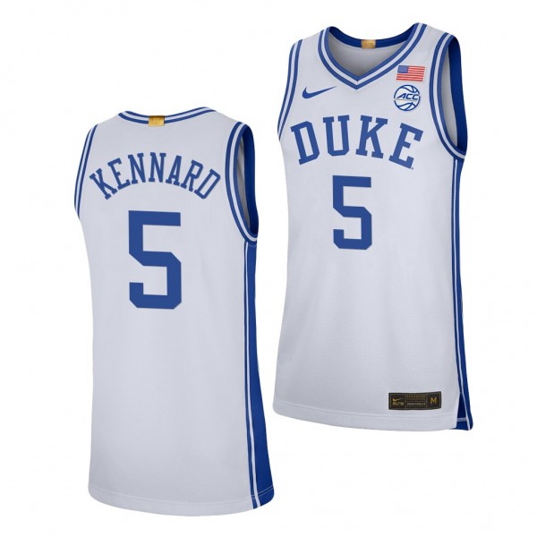 Luke Kennard Duke Blue Devils White Jersey Elite B...