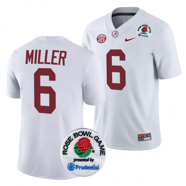 Jam Miller 2024 Rose Bowl Alabama Crimson Tide #6 ...