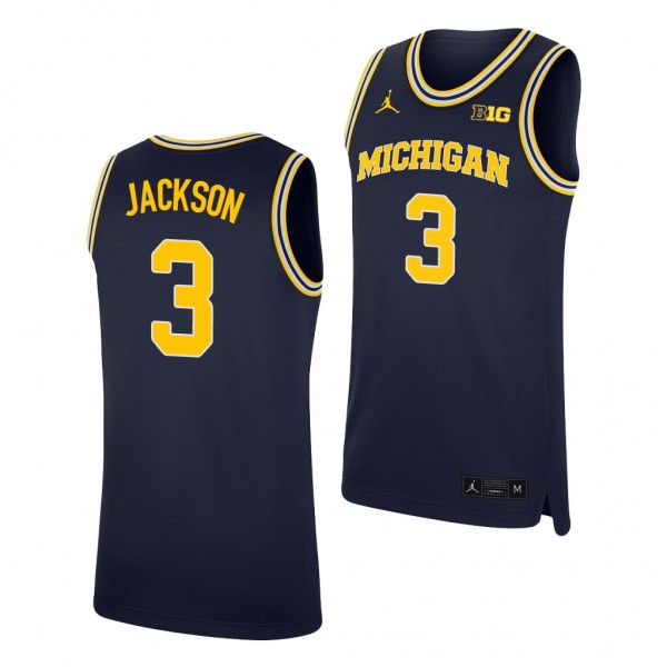 Zeb Jackson #3 Michigan Wolverines Replica College...