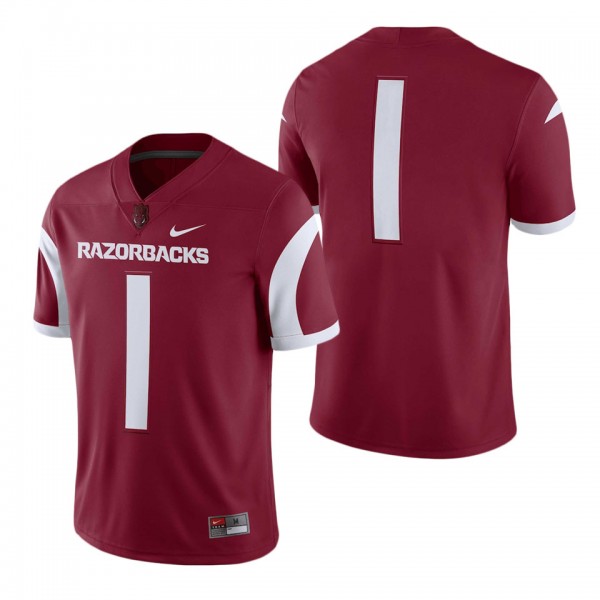 #1 Arkansas Razorbacks Game Jersey - Cardinal