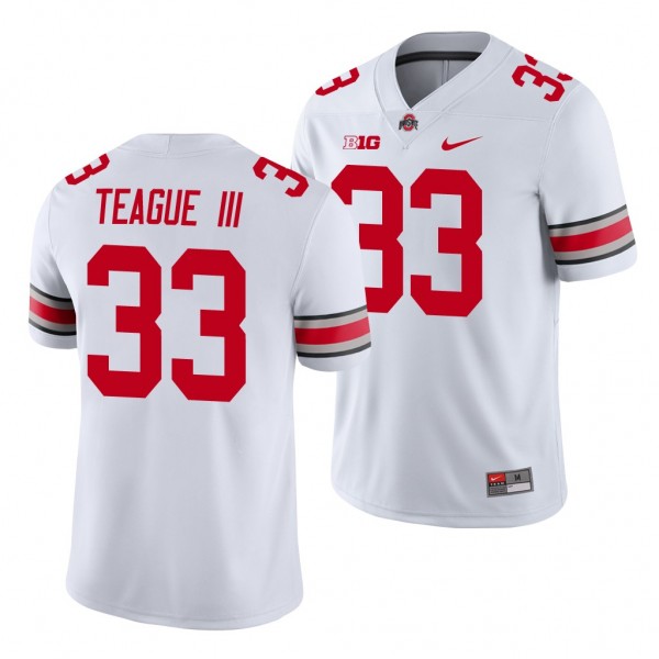 Ohio State Buckeyes Master Teague III #33 Jersey G...