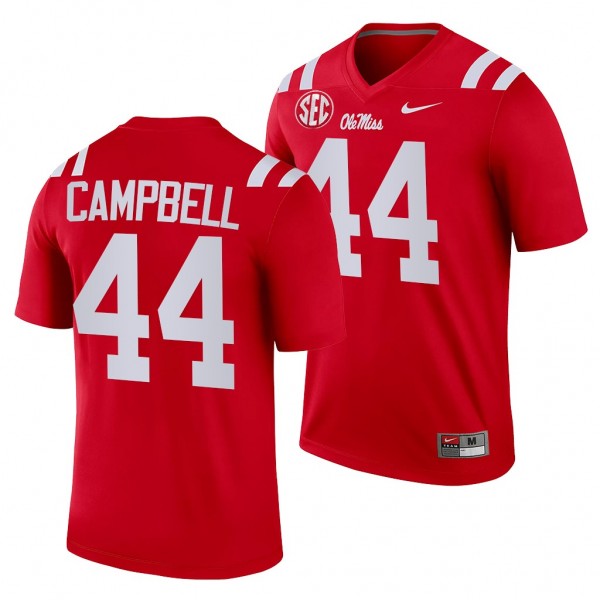 Ole Miss Rebels Chance Campbell College Football Men Jersey - Red