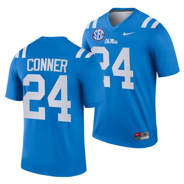 Ole Miss Rebels Snoop Conner College Football Men Jersey - Blue