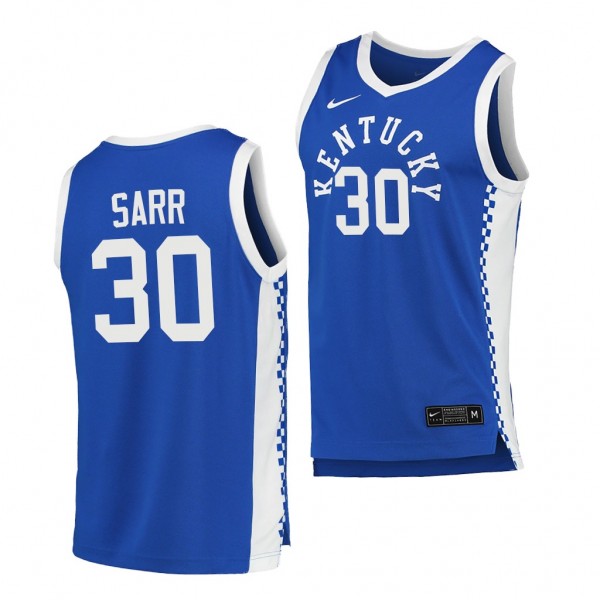 Kentucky Wildcats Olivier Sarr #30 Jersey Blue 202...