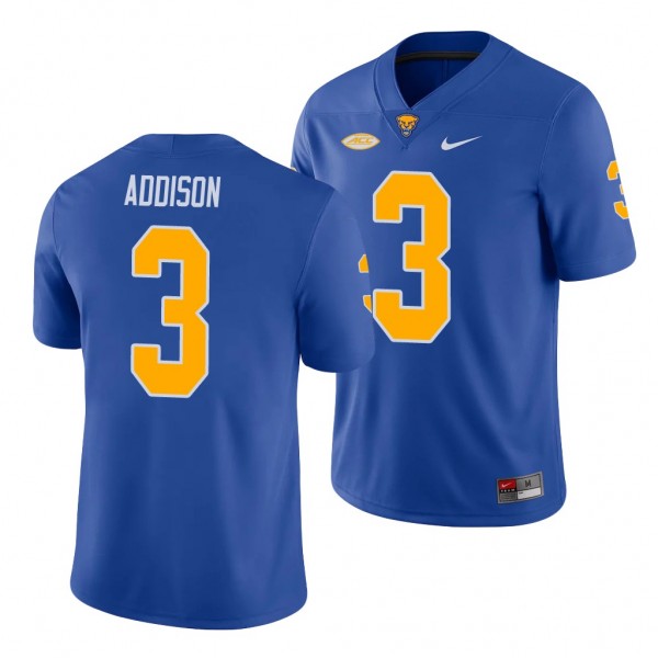 Pitt Panthers Jordan Addison #3 Jersey College Foo...