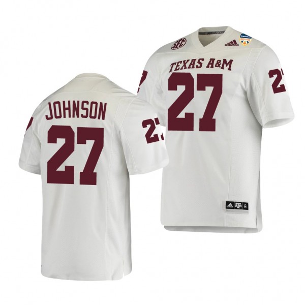 Antonio Johnson #27 Texas A&M Aggies 2021 Oran...