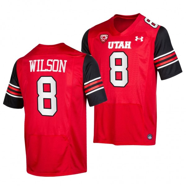 Utah Utes Larry Wilson College Football Jersey Red